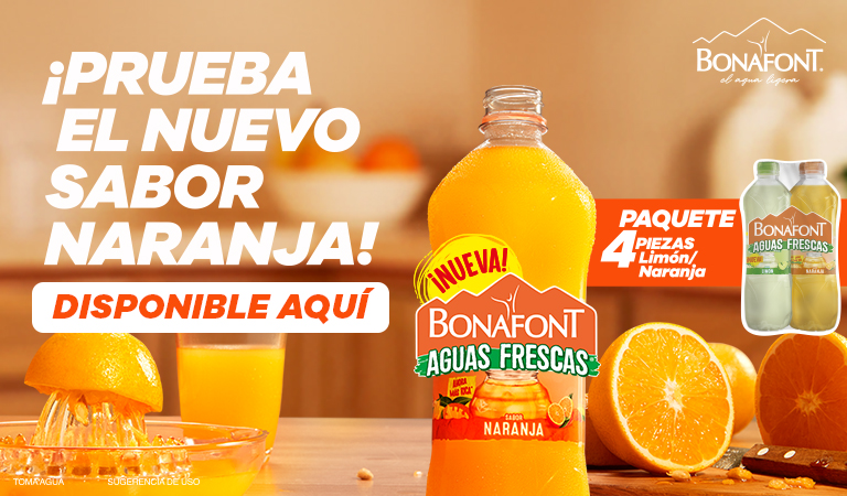 Banner nuevas aguas frescas bonafont movil